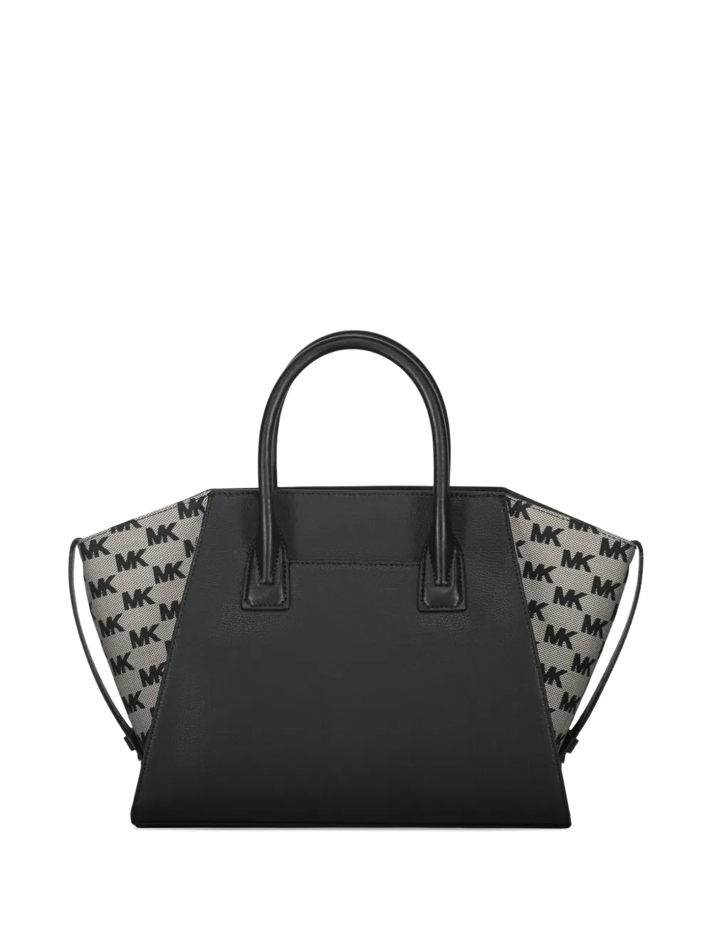Michael Kors Avril leather logo-plaque tote bag Zwart