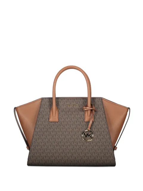 Michael Kors Avril logo-plaque tote bag