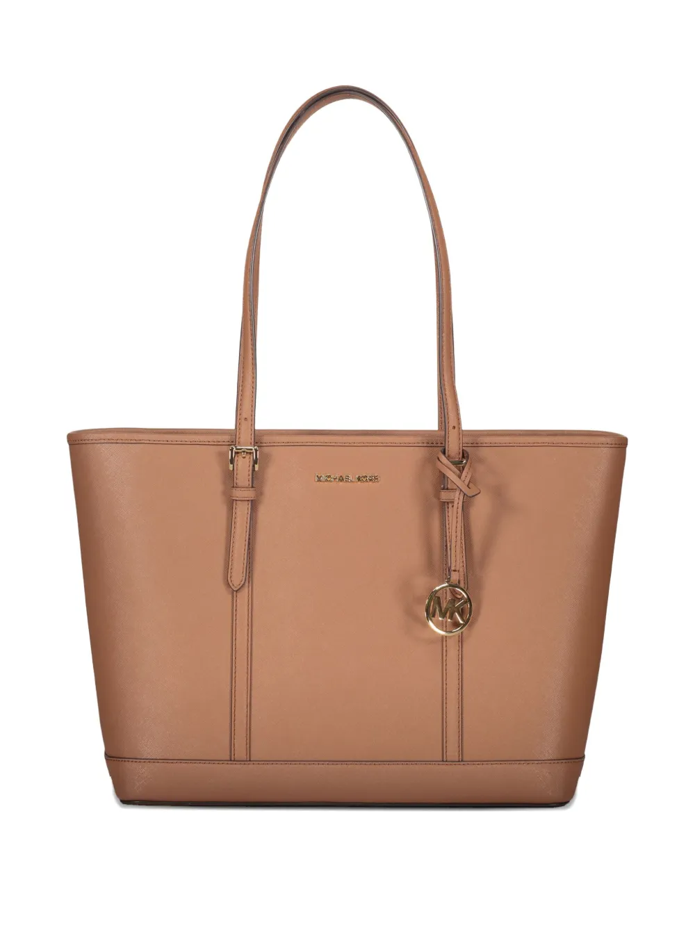 Michael Kors Jet Set top-zip leather tote bag Bruin