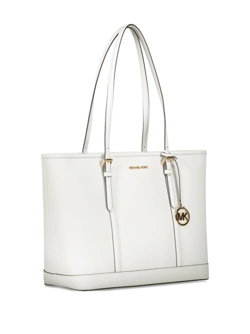 Michael Kors Jet Set leren shopper Beige