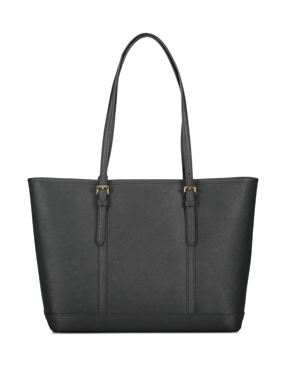 Michael Kors leather top-zip tote bag Zwart