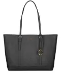 Michael Kors leather top-zip tote bag - Black