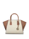 Michael Kors Avril logo-plaque tote bag - Brown