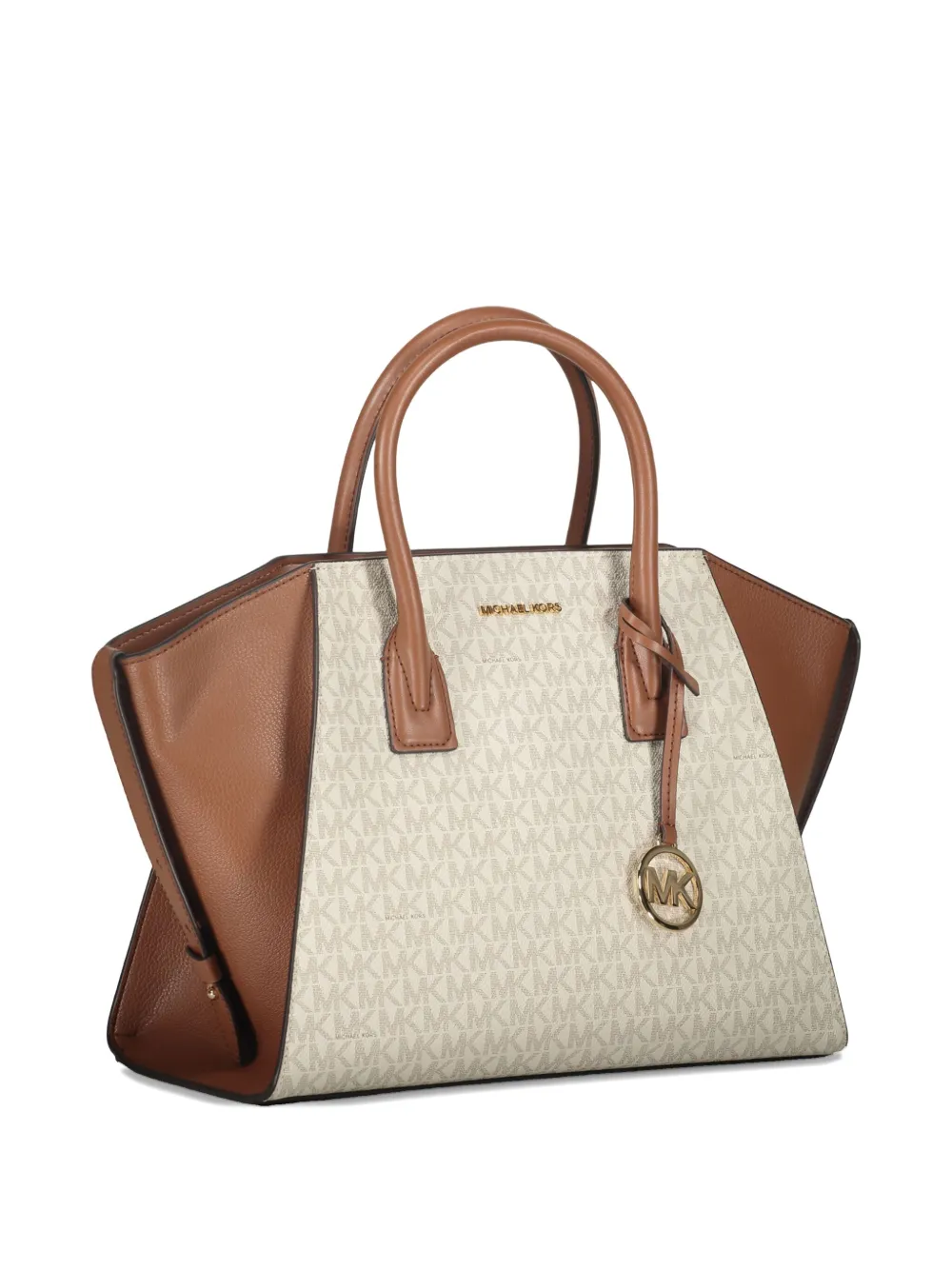 Michael Kors Avril shopper met logoplakkaat Bruin