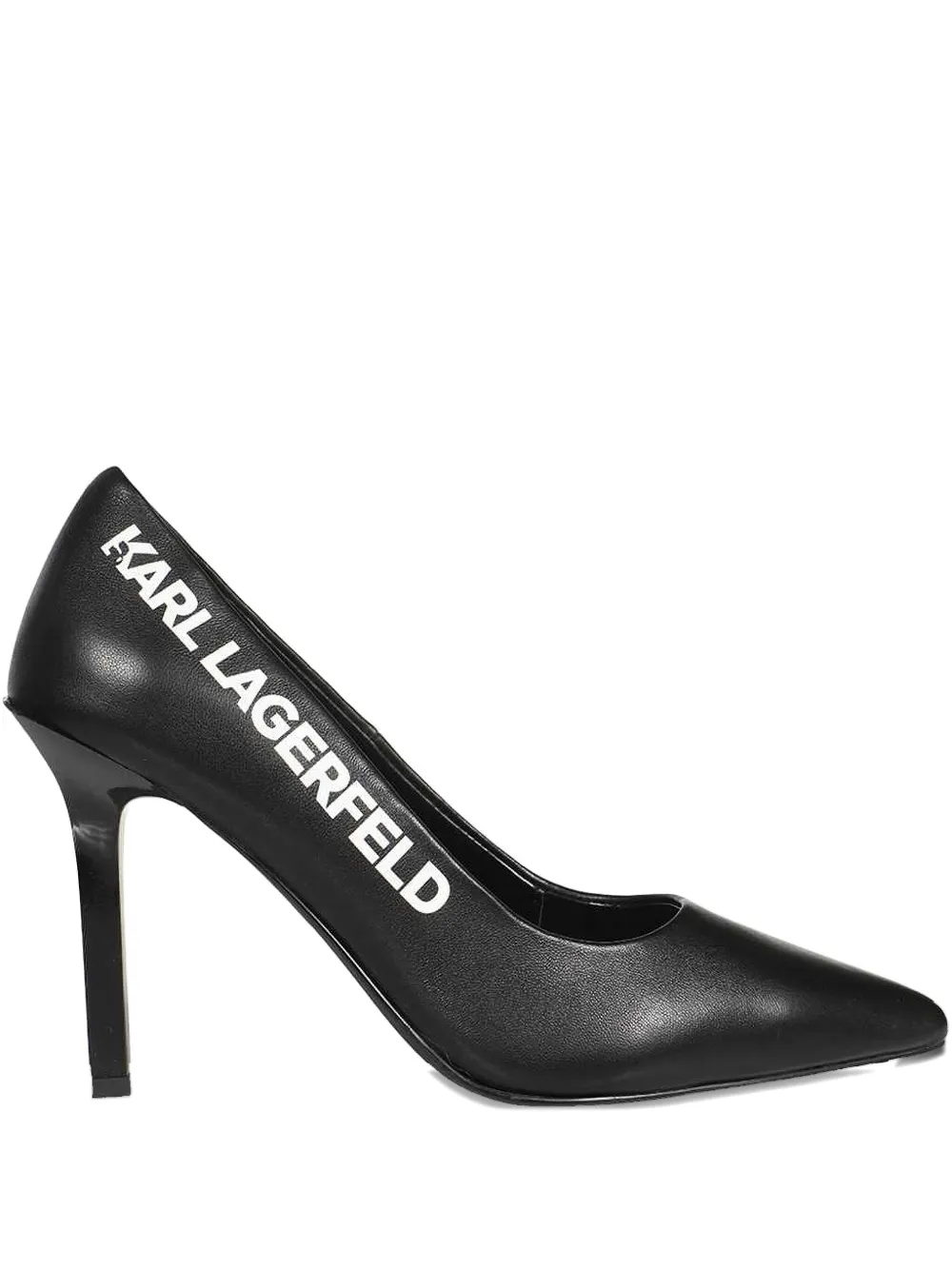 Karl Lagerfeld 95mm leather pumps Black