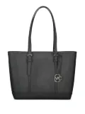 Michael Kors Jet Set leather tote bag - Black