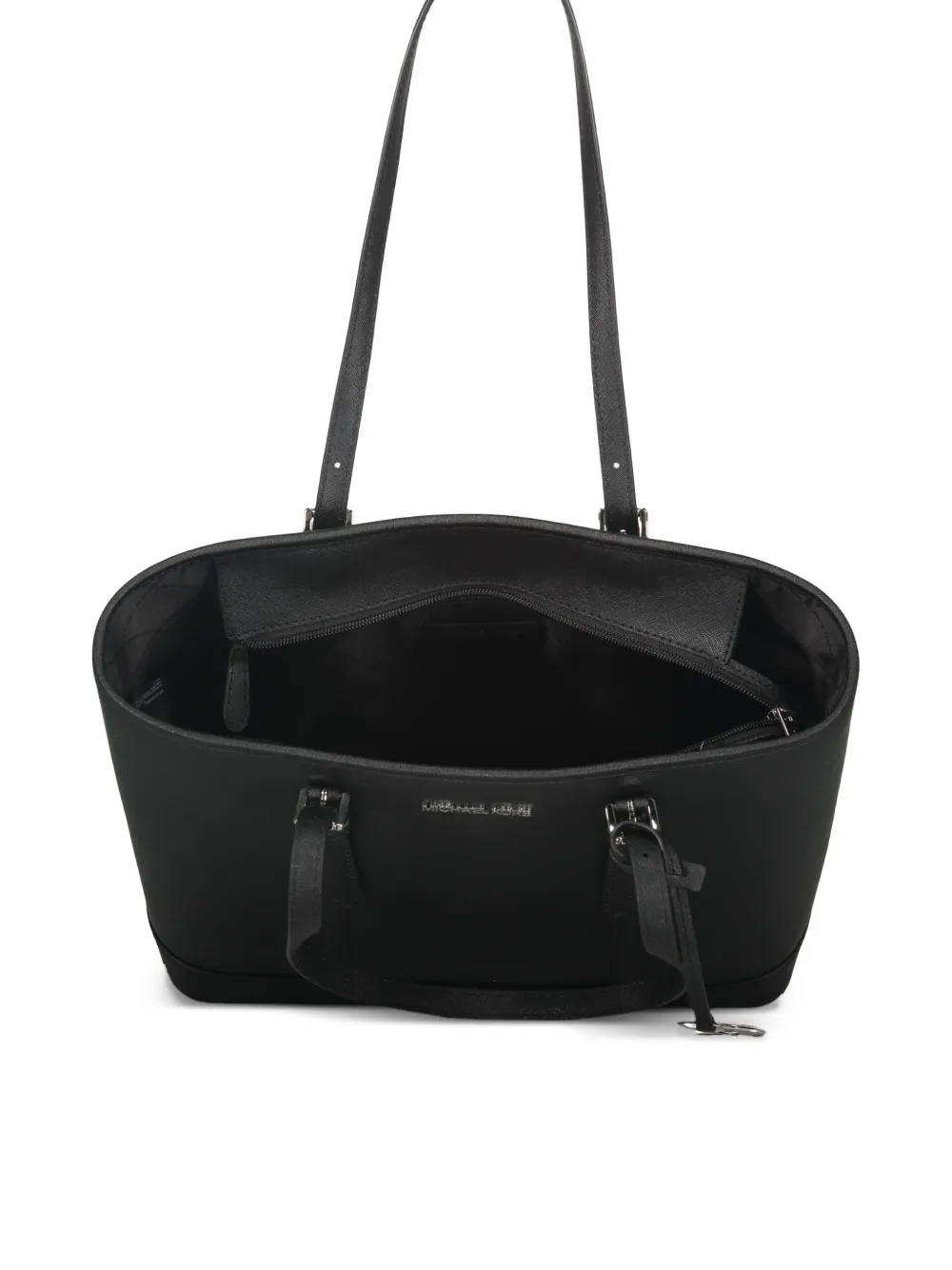 Michael Kors Jet Set leather tote bag Zwart