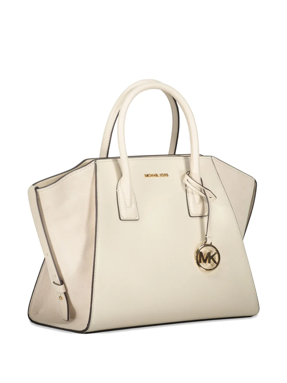 Michael Kors Avril leather top-zip tote bag Beige