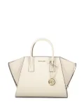 Michael Kors Avril leather top-zip tote bag - Neutrals