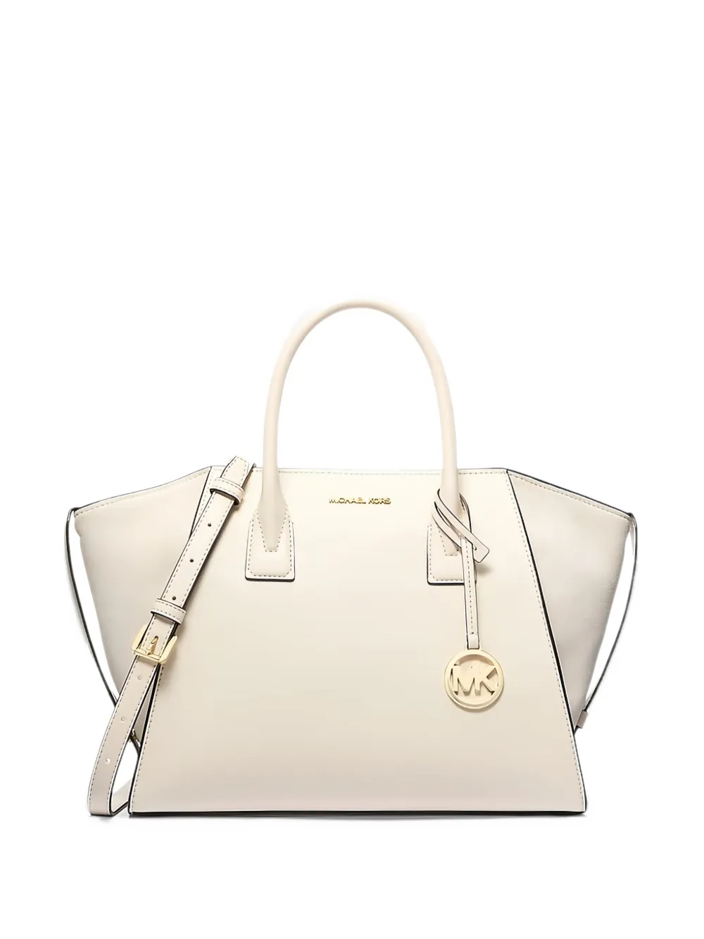 Michael Kors Avril leather top-zip tote bag - Toni neutri