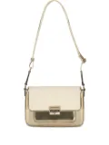 Michael Kors Bradshaw metallic-panel flap shoulder bag - Neutrals
