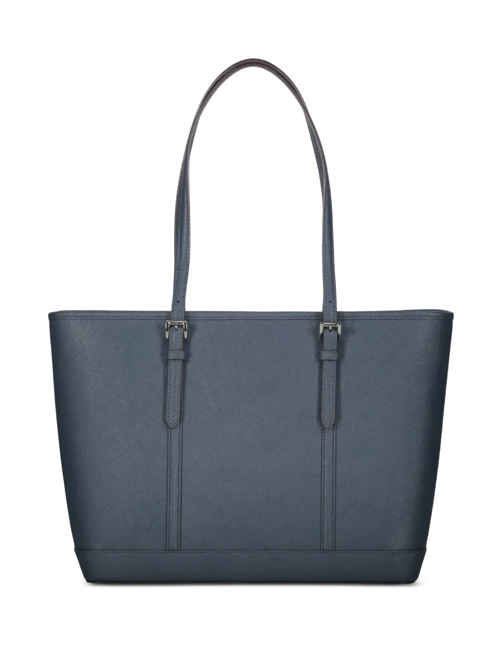 Michael Kors Jet Set leather buckle tote bag Blauw