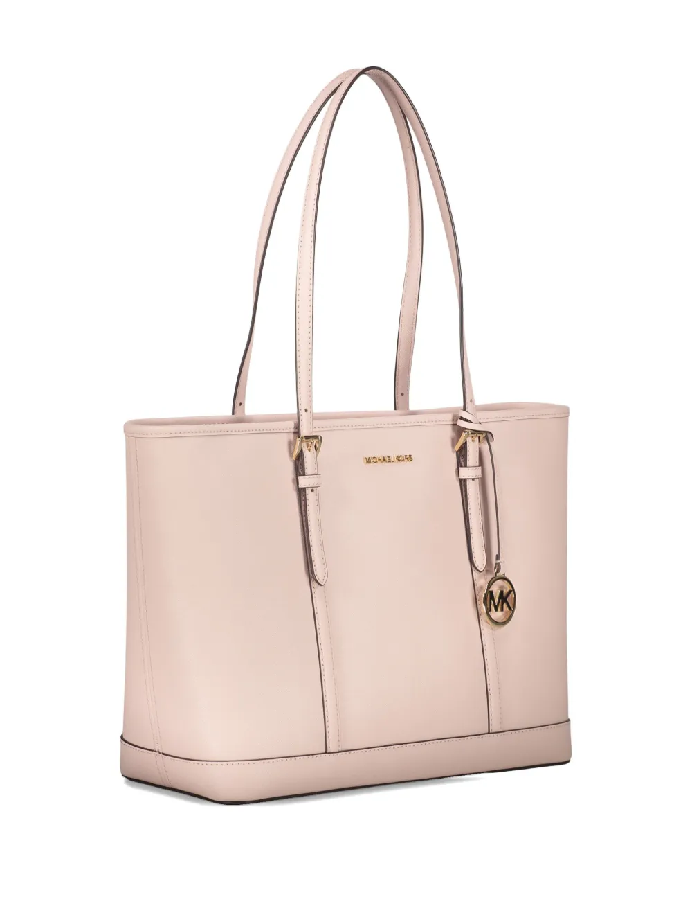 Michael Kors Jet Set leather tote bag Roze