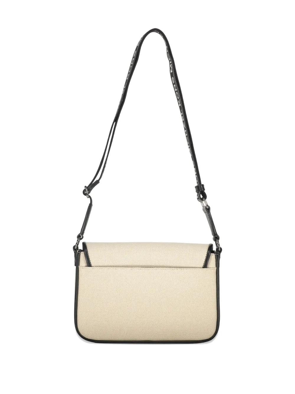 Michael Kors Bradshaw schoudertas met klepzak Beige