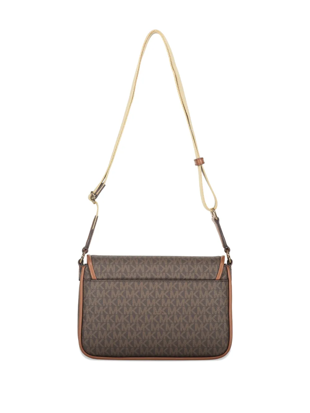 Michael Kors Bradshaw schoudertas met monogram Bruin