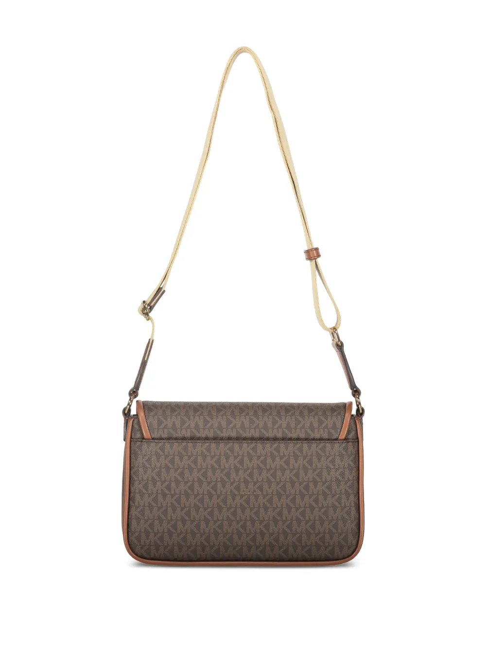 Michael Kors Bradshaw schoudertas met monogram - Bruin