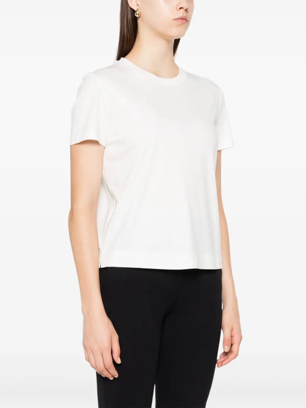 Max Mara Katoenen T-shirt Wit