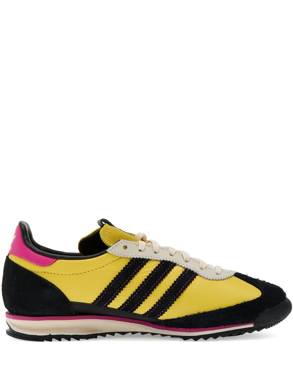 Adidas SL 72 OG three-stripe leather sneakers Yellow