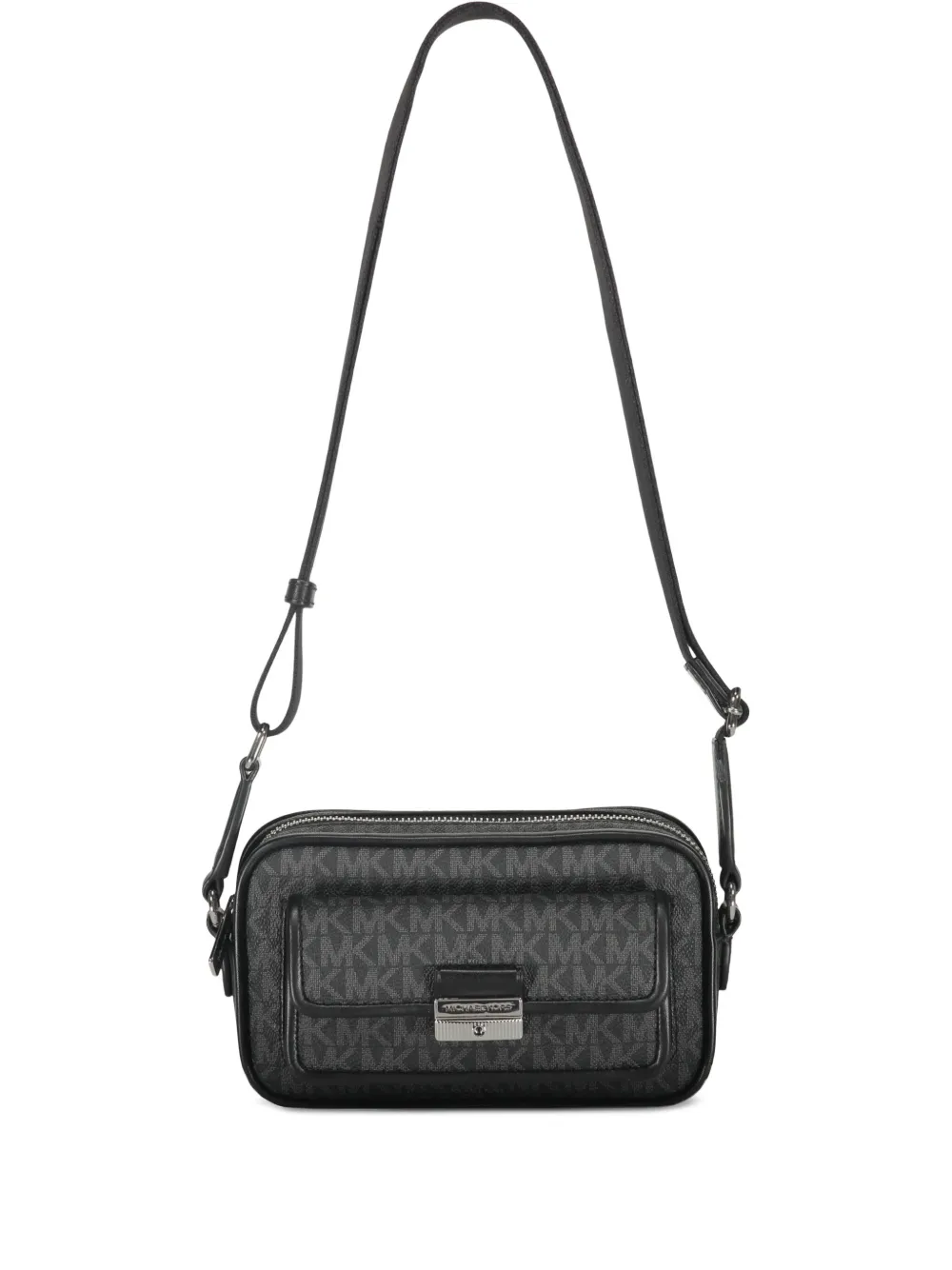 Michael Kors Bradshaw schoudertas met monogram Zwart