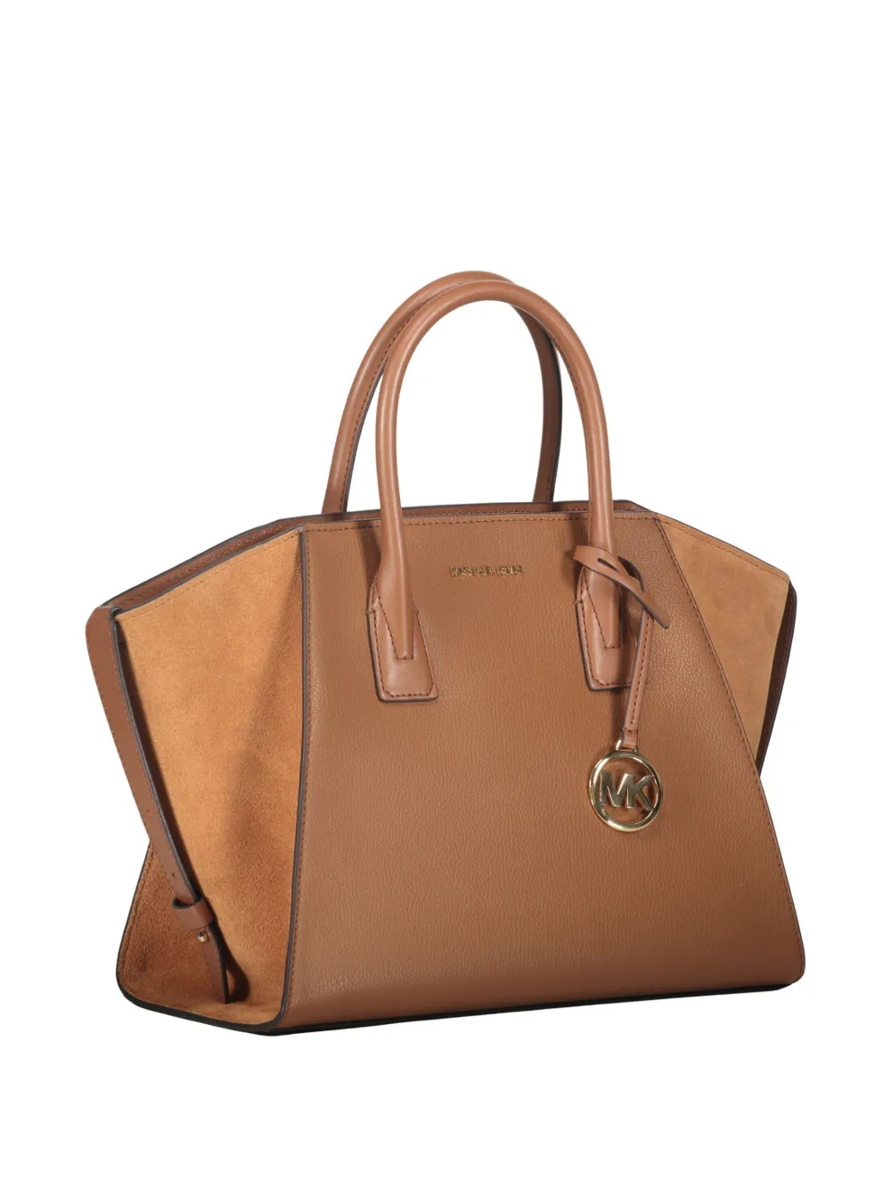 Michael Kors Avril leren shopper Bruin