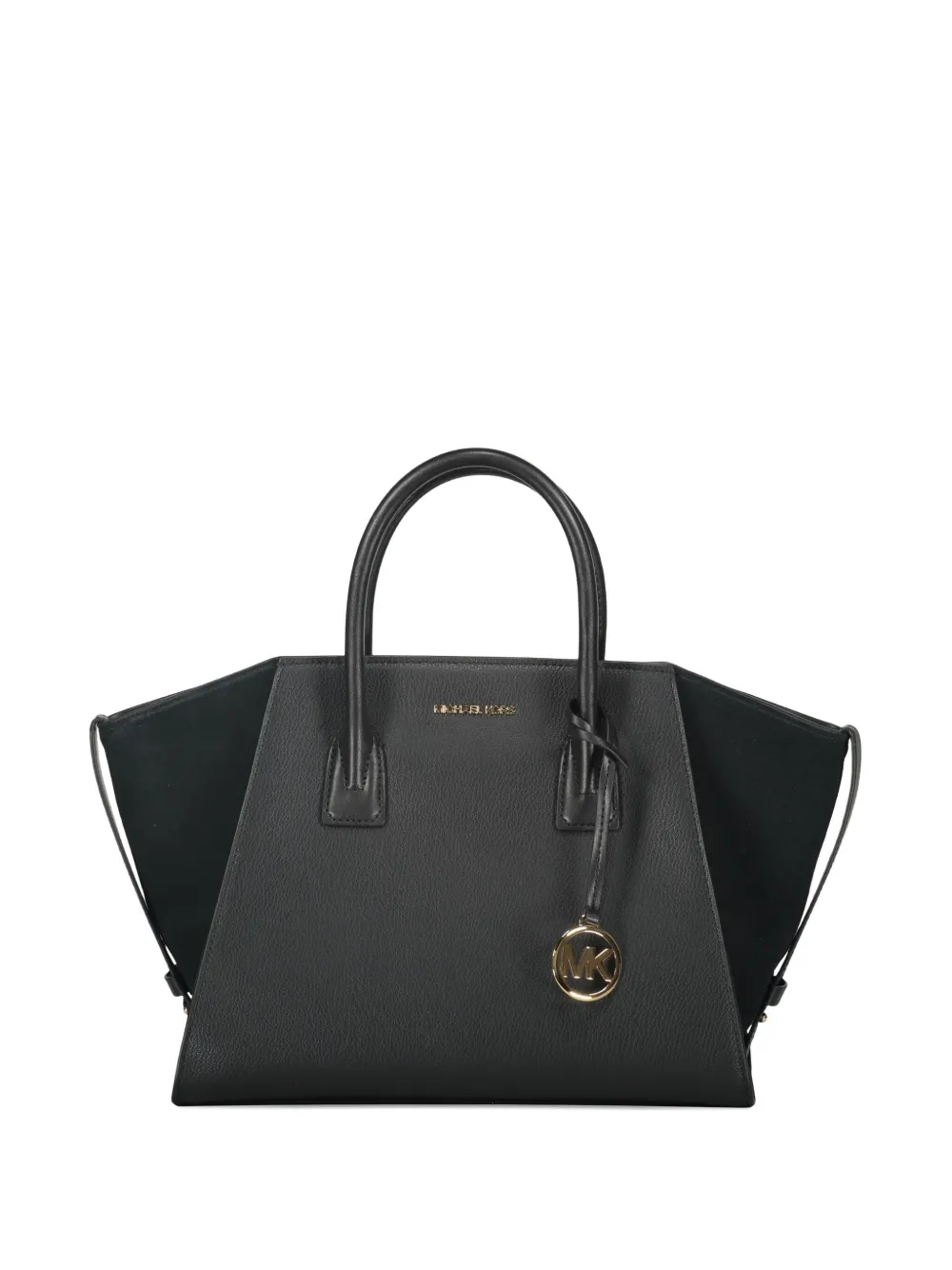 Michael Kors Avril leather top-zip tote bag Zwart