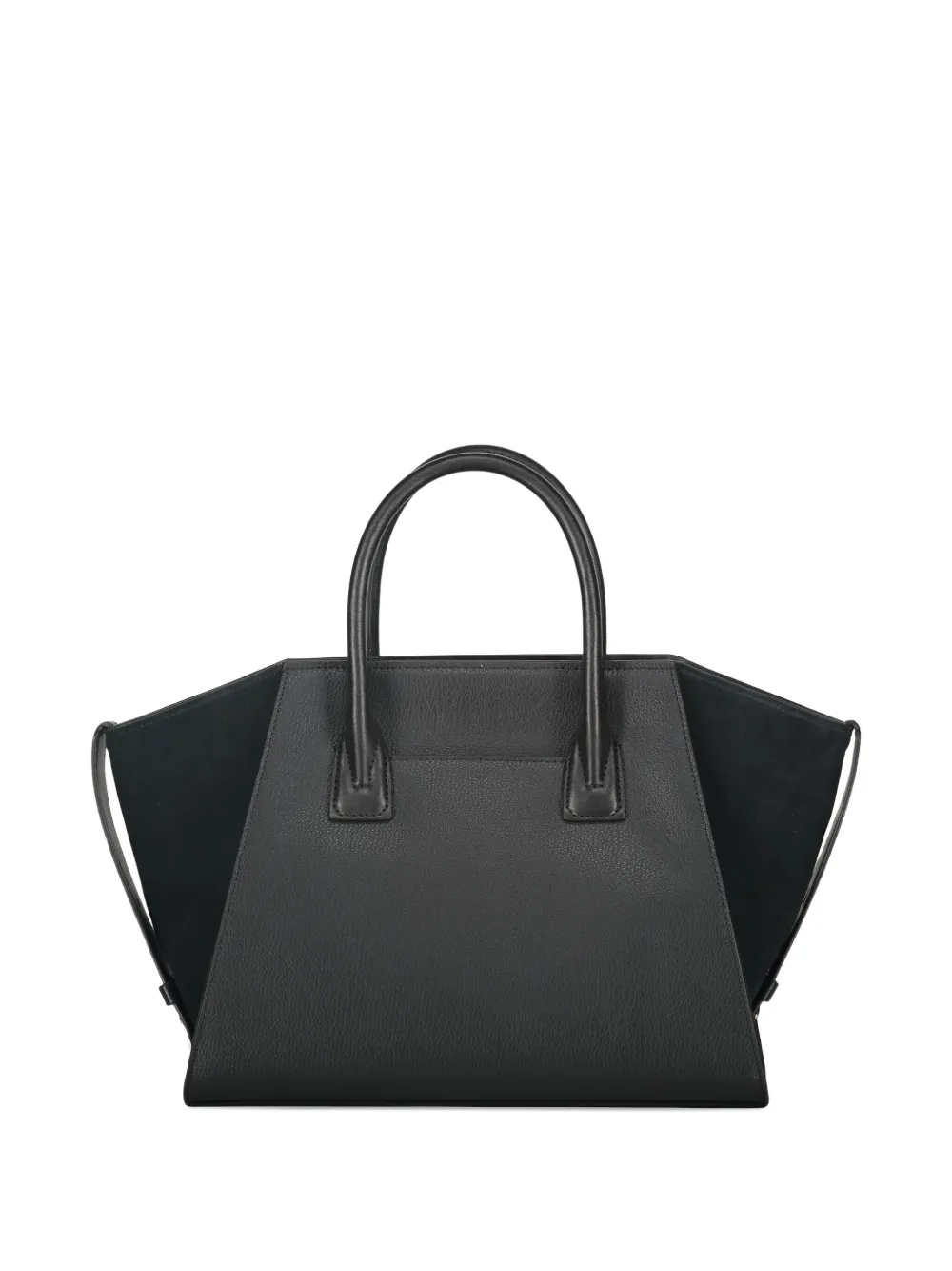 Michael Kors Avril leren shopper met rits aan de bovenkant Zwart