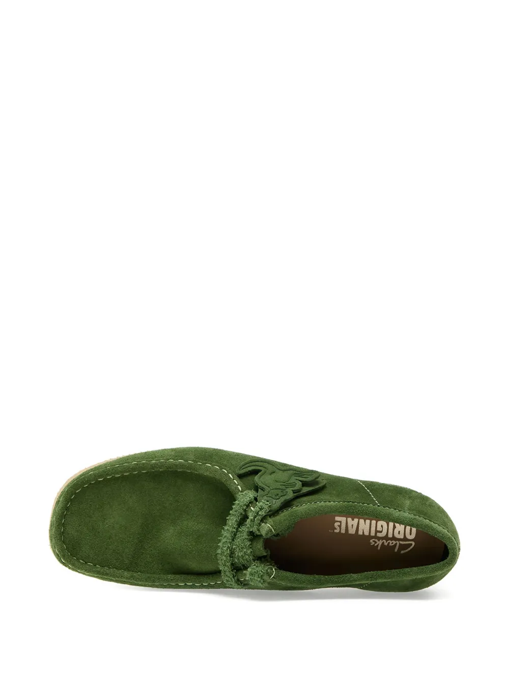 Clarks Originals Wallabee 2604 suede shoes Green