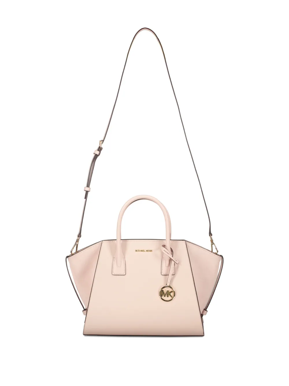 Michael Kors Avril leather top-zip tote bag Roze