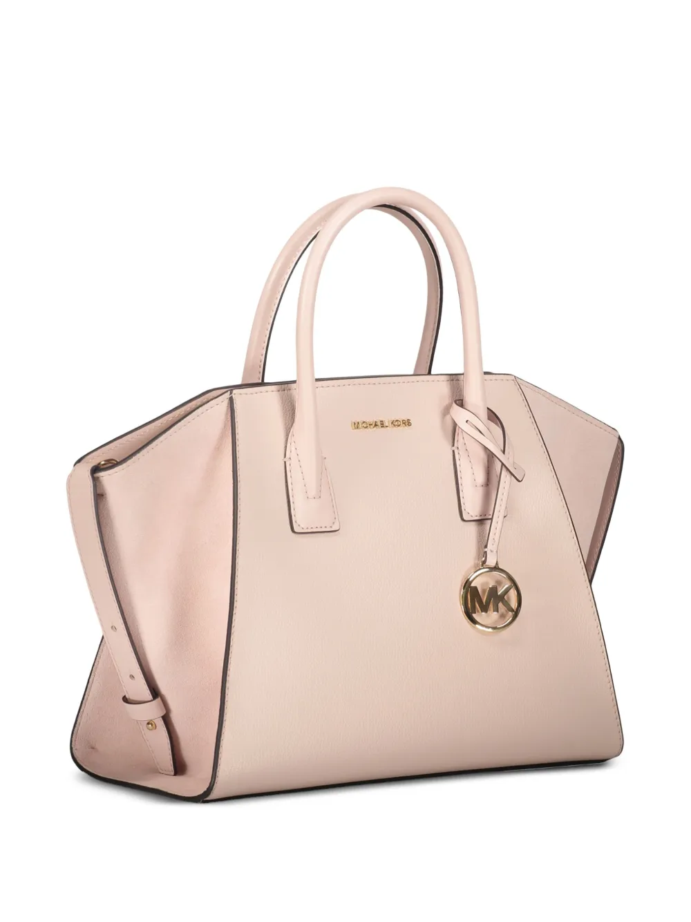 Michael Kors Avril leather top-zip tote bag Roze