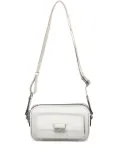 Michael Kors Bradshaw monogram flap-pocket shoulder bag - White