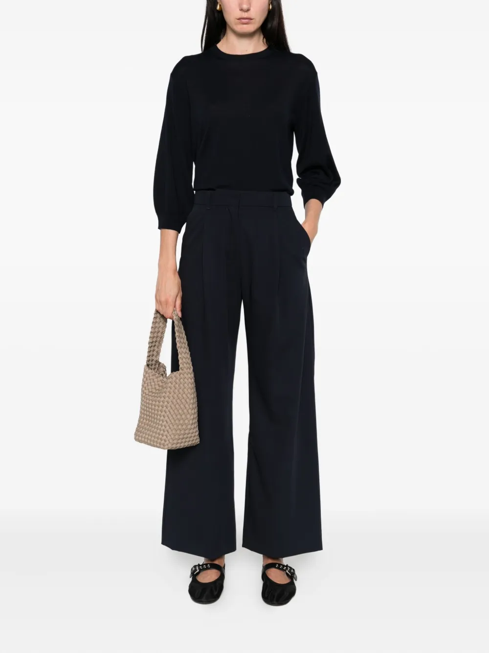 'S Max Mara pleated trousers Blauw