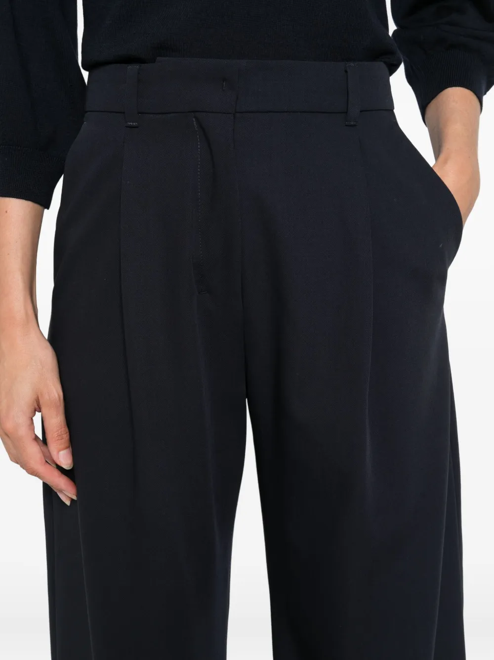 'S Max Mara pleated trousers Blauw