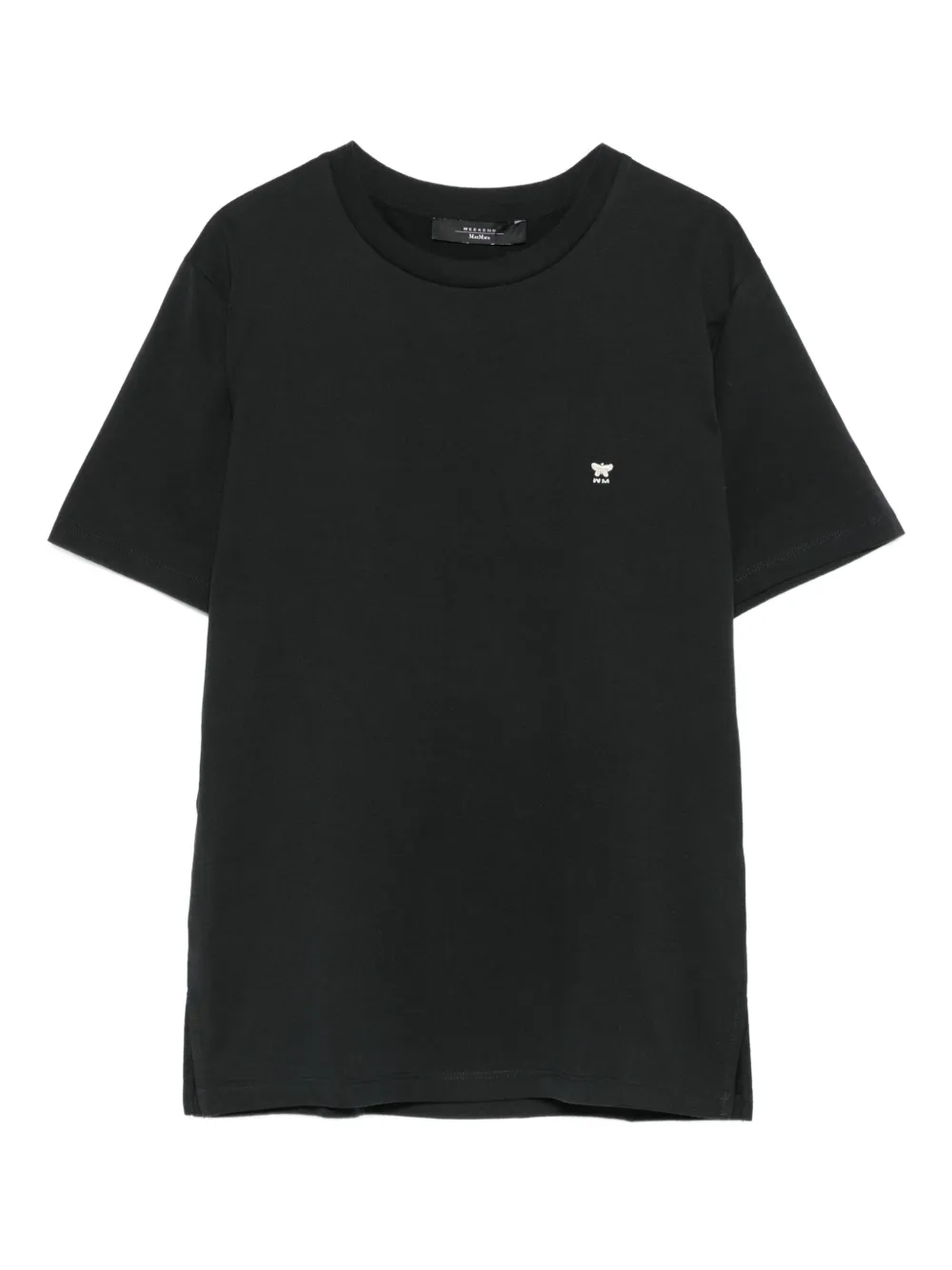 Weekend Max Mara T-shirt met logo Zwart