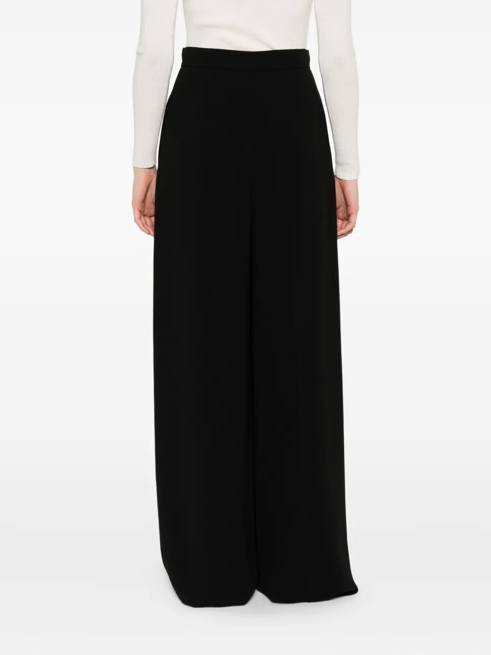Max Mara high-waisted trousers Zwart