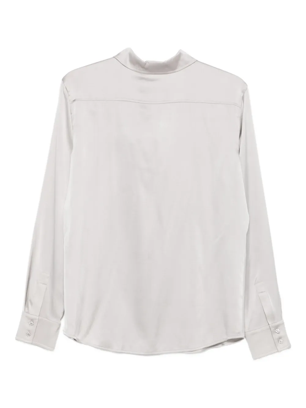 Max Mara stretch-silk shirt - Grijs
