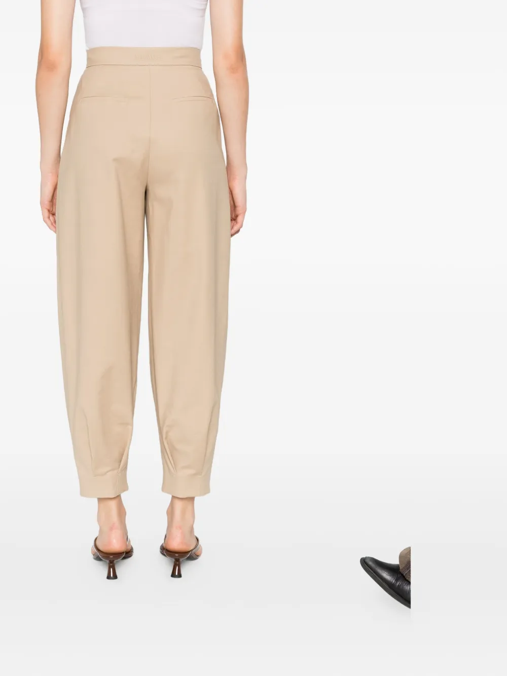 Max Mara Geplooide broek Beige