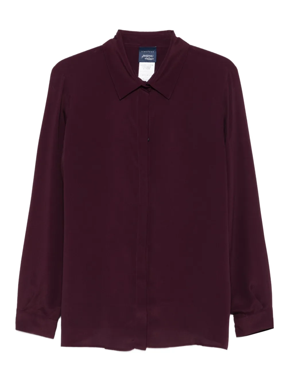 Marina Rinaldi button-up blouse | Purple | Image 1