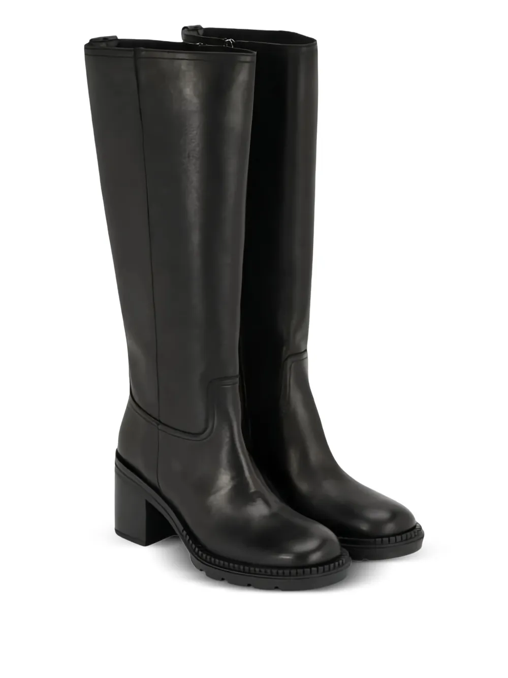 Casadei 80mm block-heel boots | Knee-High Boots | Image 2