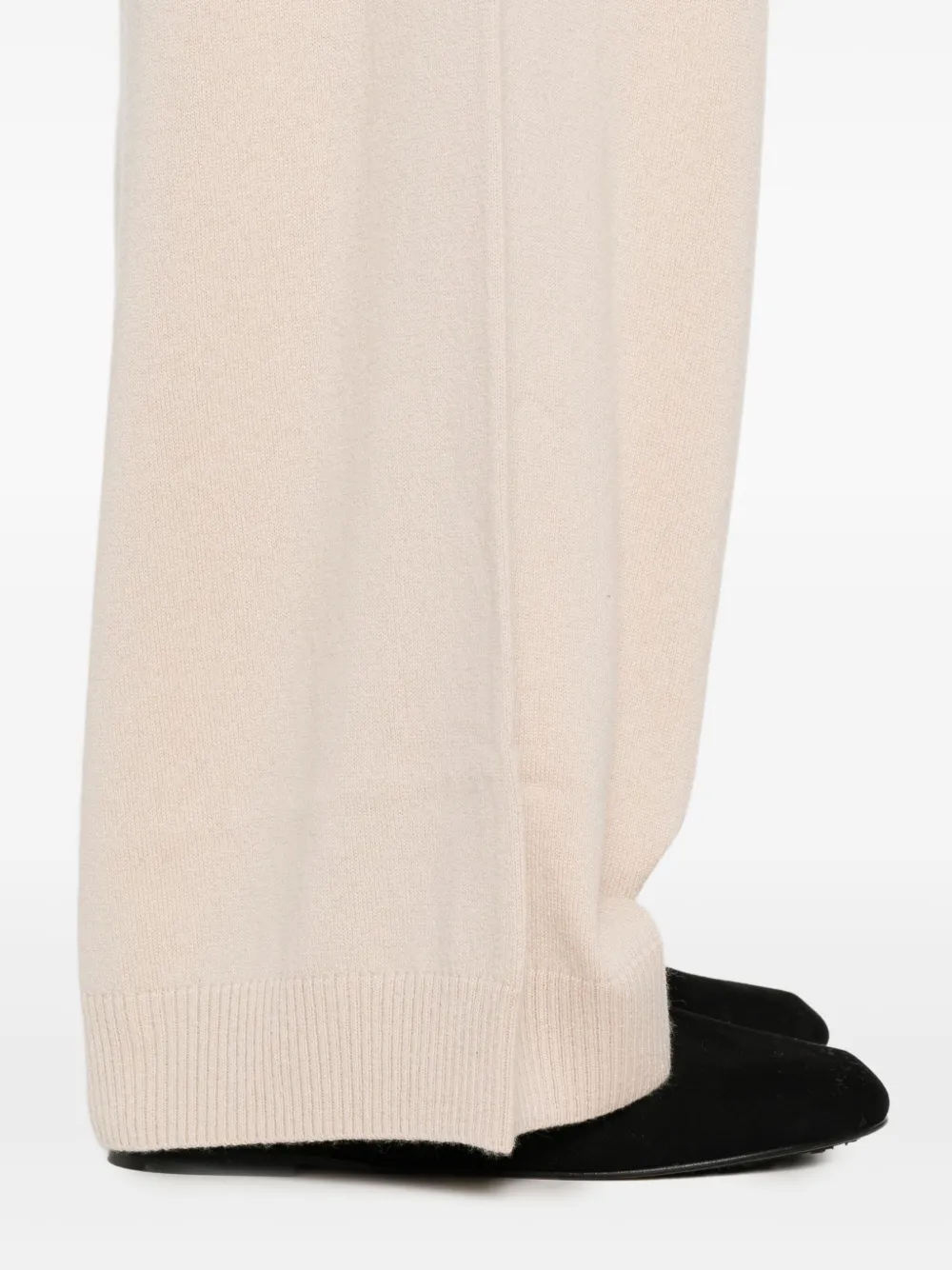 Weekend Max Mara Cashmere-blend Trousers In Neutral