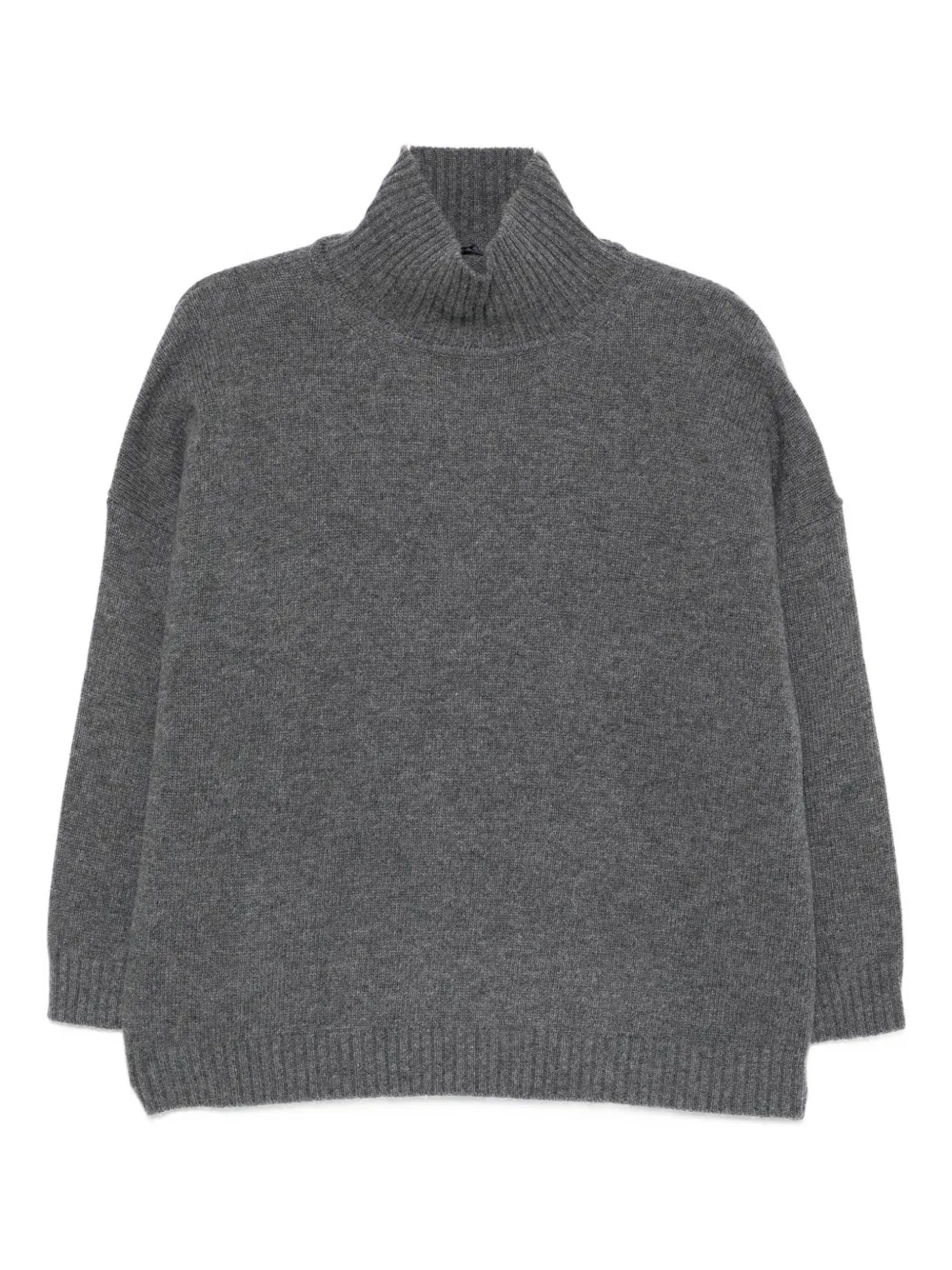 Weekend Max Mara high-neck wool sweater Grijs