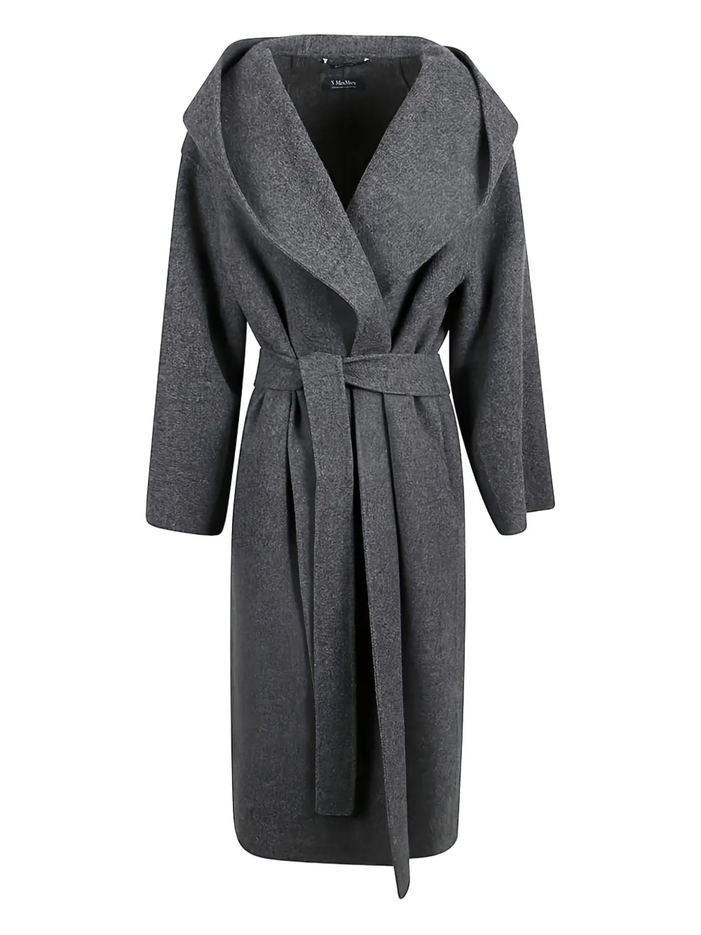 'S Max Mara abrigo con cinturón y capucha | gris | Image 1