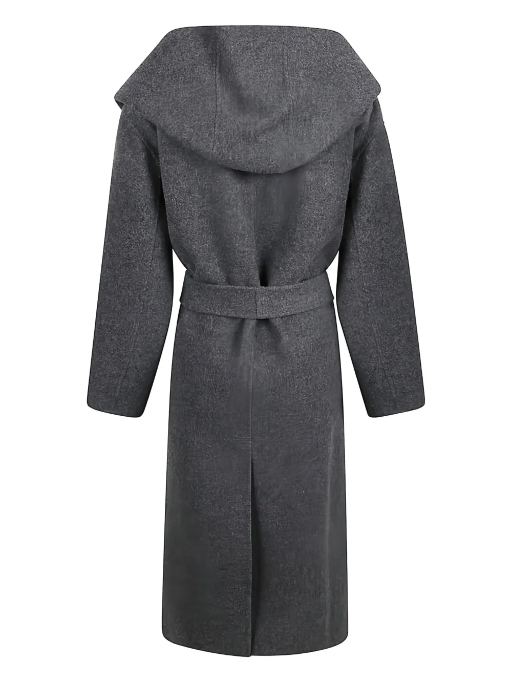 'S Max Mara hooded belted coat - Grijs