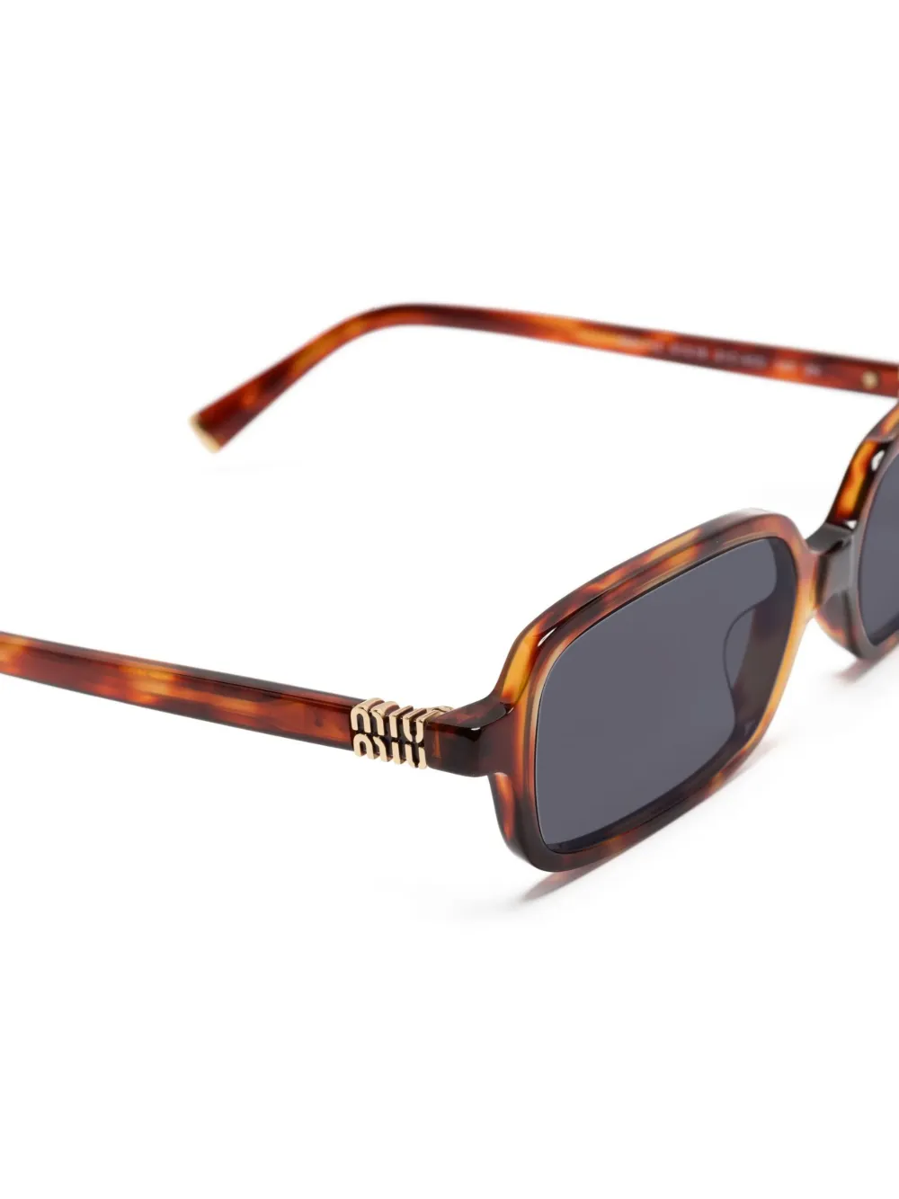Miu Eyewear 11ZS zonnebril Bruin