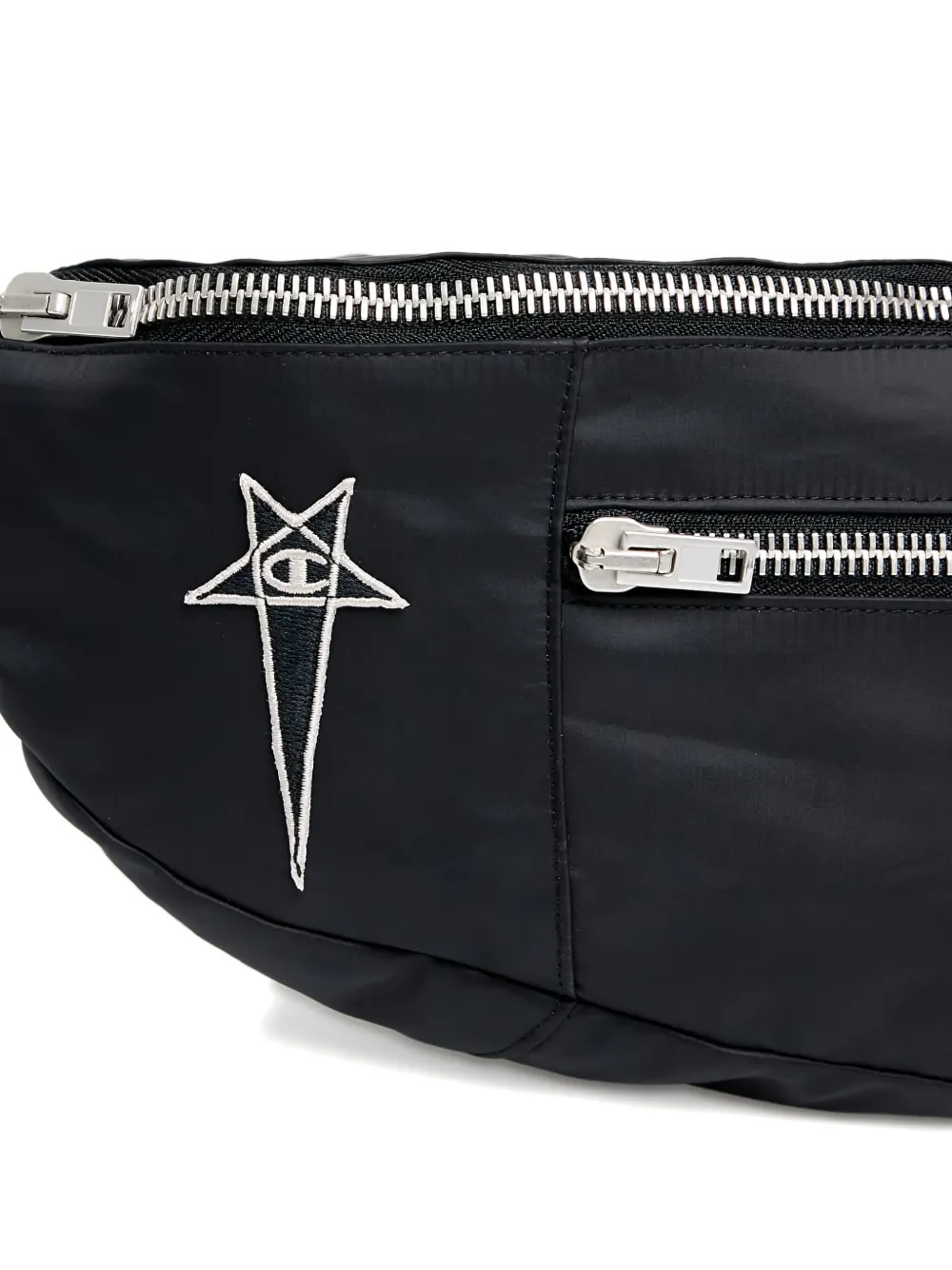 Rick Owens DRKSHDW embroidered-star bum bag Zwart