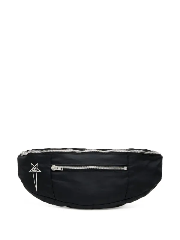 Rick Owens DRKSHDW embroidered-star Bum Bag | Black | FARFETCH
