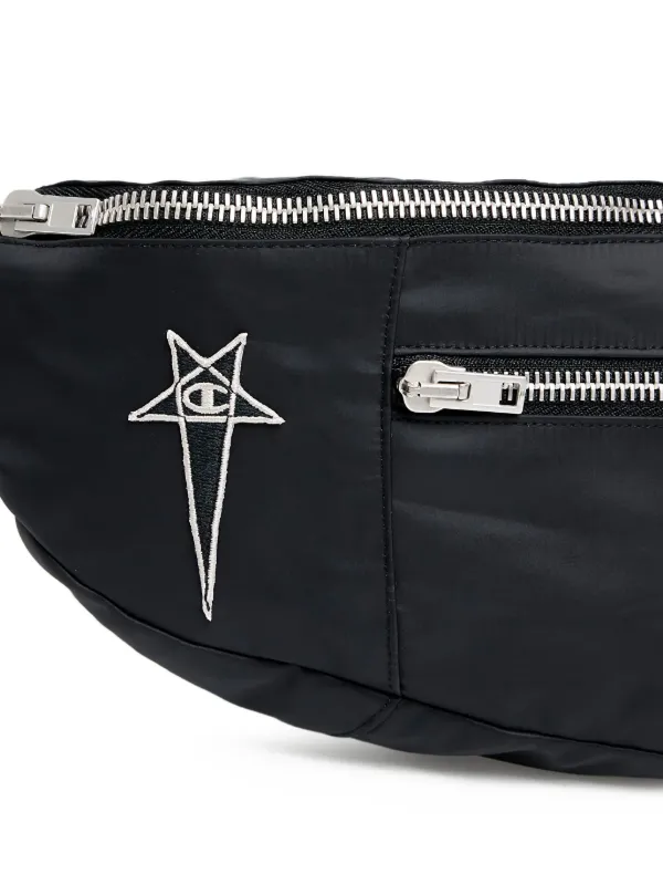Rick Owens DRKSHDW embroidered-star Bum Bag | Black | FARFETCH
