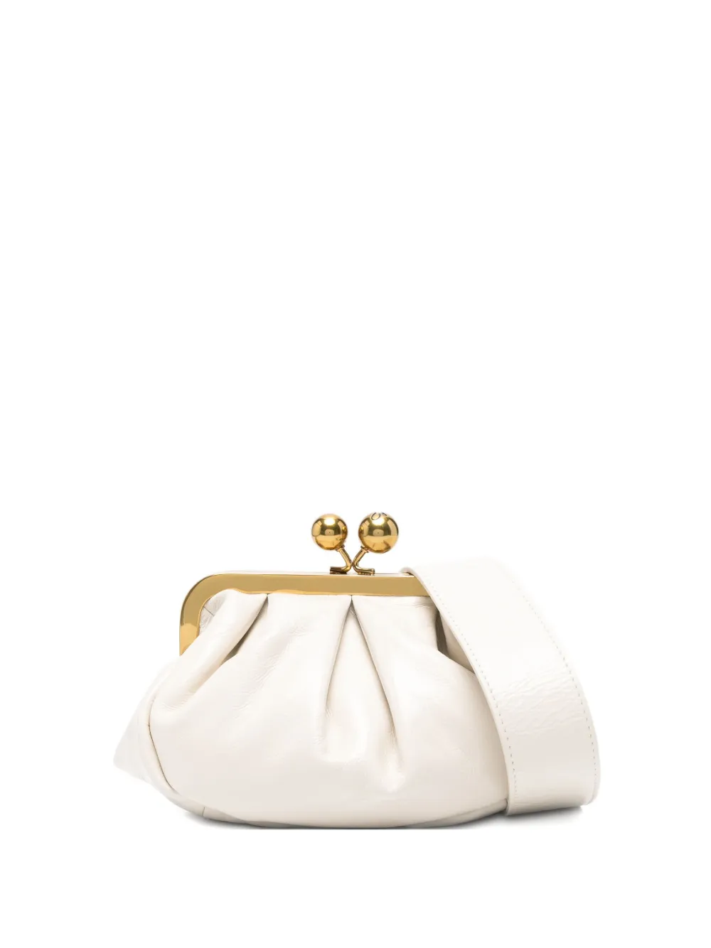 Weekend Max Mara Pasticcino Pleated Shoulder Bag In Neutral