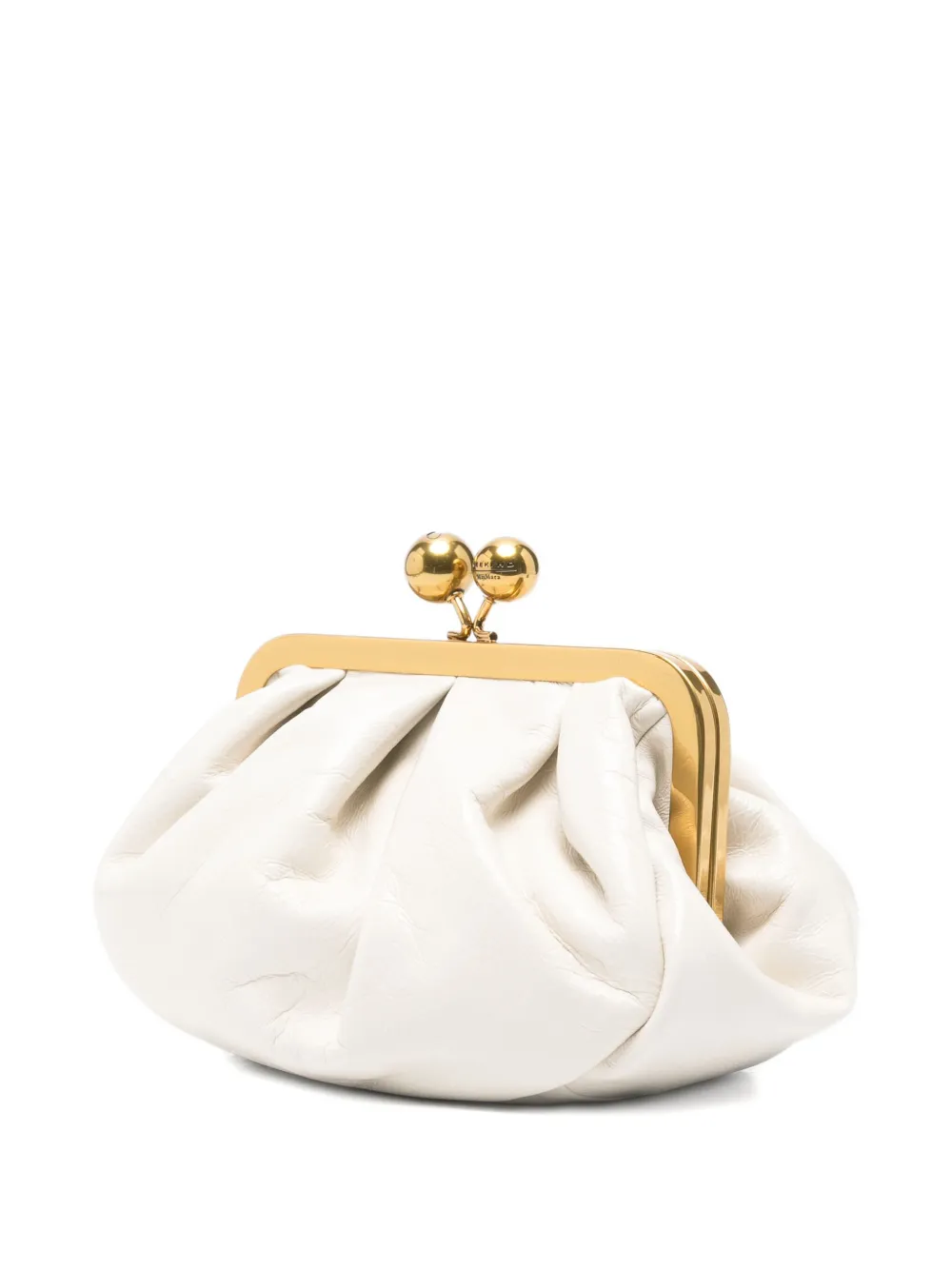 Weekend Max Mara Pasticcino Pleated Shoulder Bag In Neutral