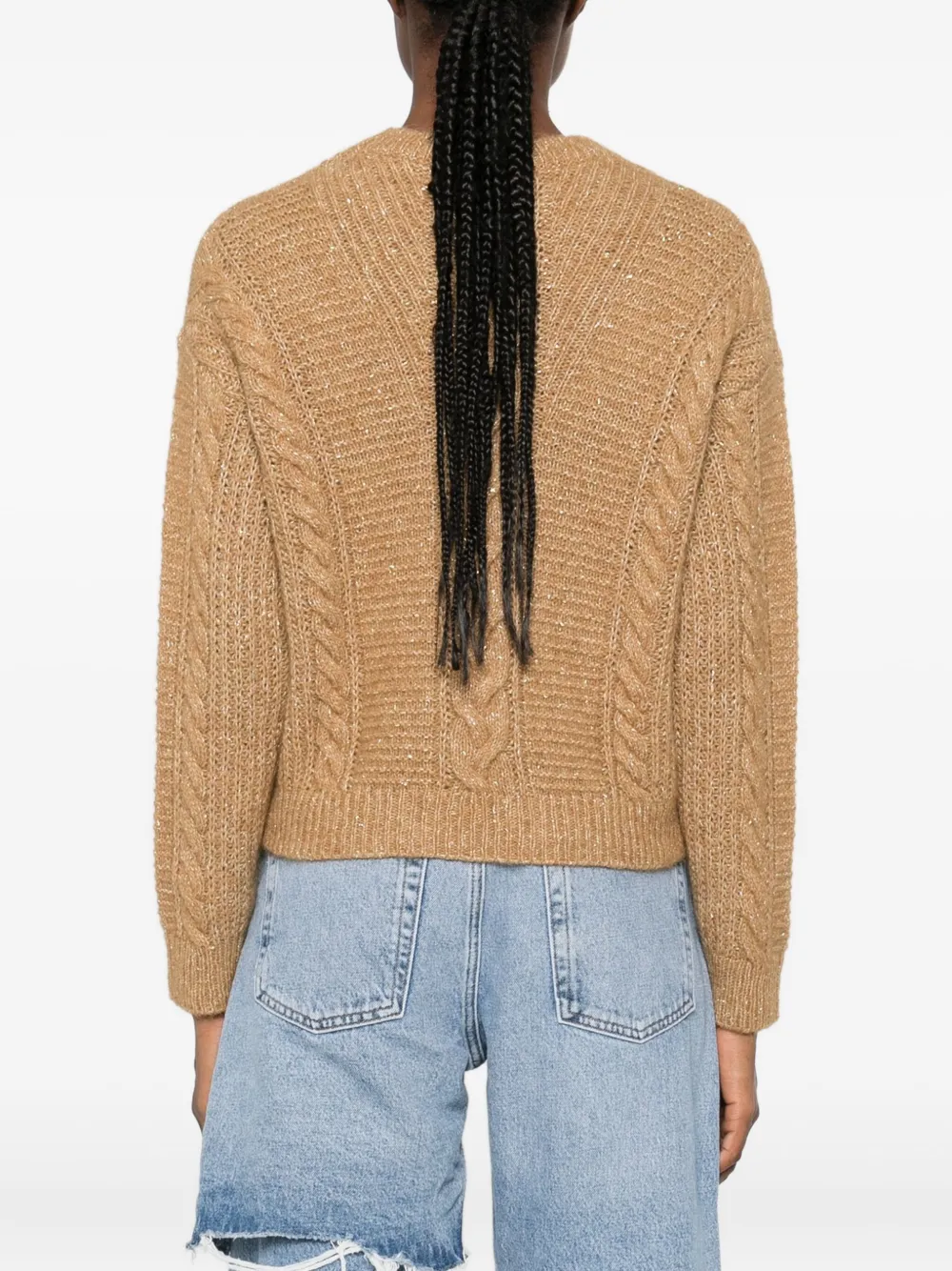 Max Mara Crasso Sweater In Brown