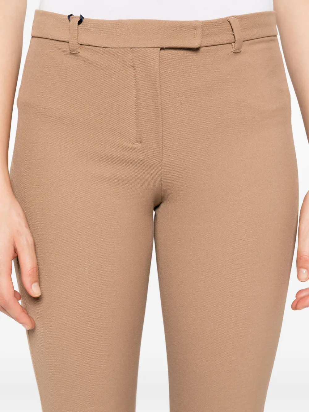 'S Max Mara Felice cropped broek Bruin